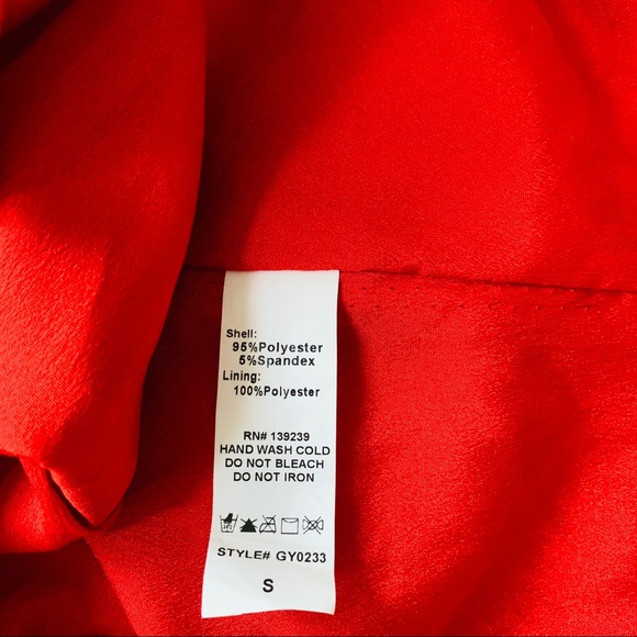 Do + Be  V-Neck Cutout Red Mini Dress - Picture 3 of 4